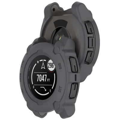 Garmin Instinct E (45mm) Silikonska zaštitna futrola - Siva Siva