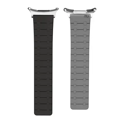 Vrhunski sportski remen od silikona za Galaxy Watch Ultra 47mm Crna + sivi točkice