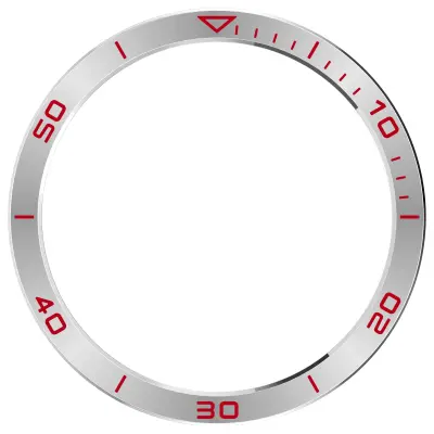 Garmin Tactix 8 47mm Maska: Srebrno-Crvena izdanje vremenske zone Srebrno-crvena