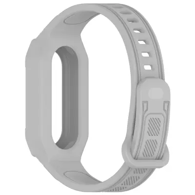 Univerzalni silikonski remen za Xiaomi Mi Band 9, 8, 7, 6, 5 Siva