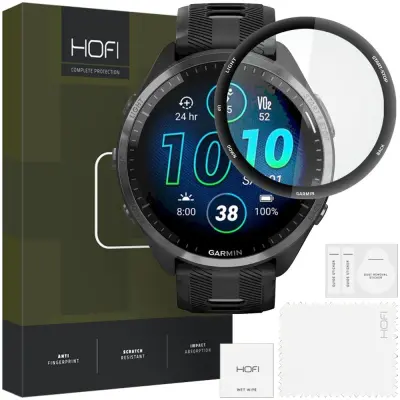 HOFI HYBRID PRO+ HIBRIDNO STAKLO ZA GARMIN FORERUNNER 965 CRNO