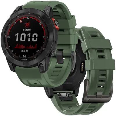 TECH-PROTECT ICONBAND ZA GARMIN FENIX 5 6 6 PRO 7 U VOJNIKO-ZELENIM PRUGAMA