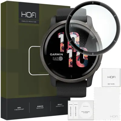 HOFI HYBRID PRO+ HIBRIDNO STAKLO ZA GARMIN VENU 2 CRNA ZAŠTITNA
