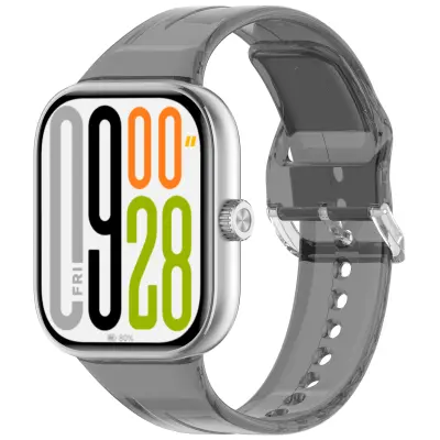 Prozirna TPU narukvica za Redmi Watch 5 i Xiaomi Band 9 Pro Crna