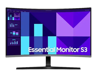 SAMSUNG 32" Essential Monitor S3 S39GD LS32D390GAUXEN, VA Full HD, 100Hz, 4ms, Game Mode, HDMI, VGA, Zakrivljen