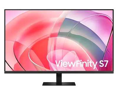 SAMSUNG 37" ViewFinity S7 Monitor LS37D700EAUXEN, VA 4K UHD, 60Hz, 5ms, Adaptive Picture, HDR10, DisplayPort, HDMI