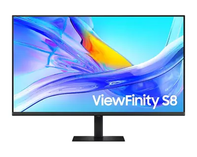 Monitor SAMSUNG ViewFinity S8  S80UD, LS37D800UAUXEN, 94cm (37''), UHD, VA, 60 Hz, crna, uredska upotreba