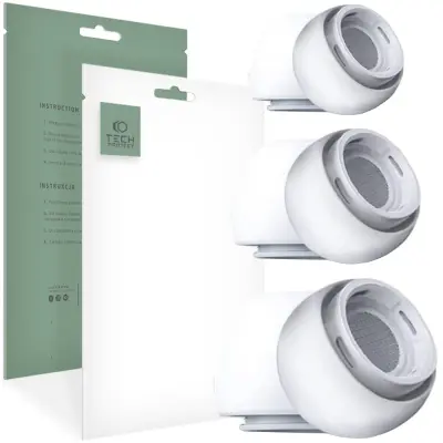 TECH-PROTECT 3-PAK IRNIH VONJAKA ZA APPLE AIRPODS PRO 1 / 2 BIJELE