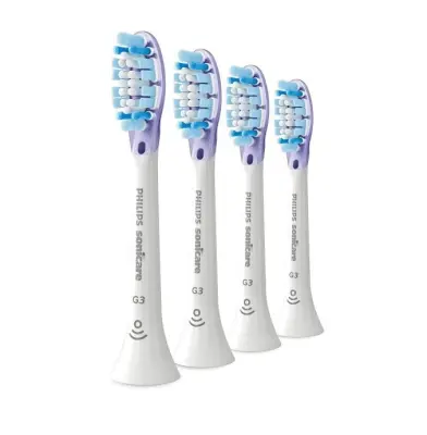 Philips Sonicare™ G3 Premium četkice za njegu desni, 4 komada, bijele HX9054/17