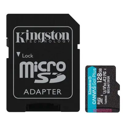 Memorijska kartica Kingston 128GB microSDXC Canvas Go Plus Gen4 + ADP