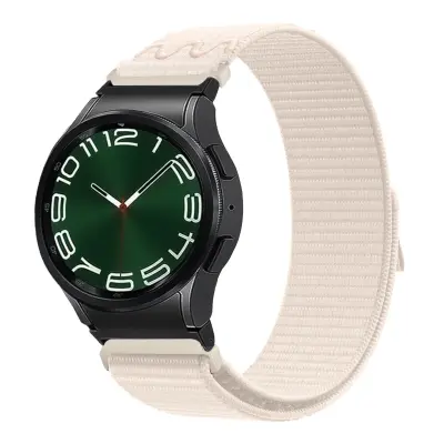 Starlight Bež najlonski remen za sat za Samsung Watch 6/5/4 Bež
