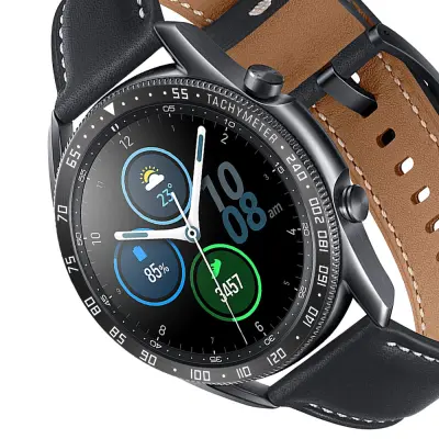 Crni i bijeli okvir za 45mm Galaxy Watch 3 - Stil E Crna