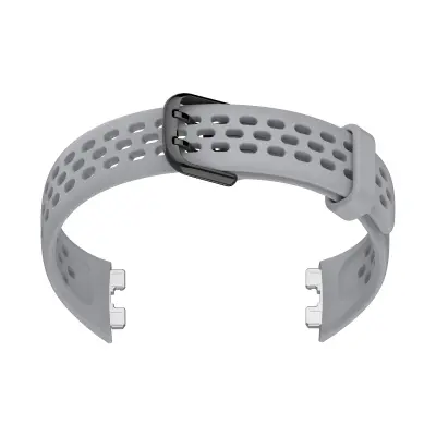 Zamjenski remen za Huawei Band 8/9 - Prozračna silikonska narukvica Siva