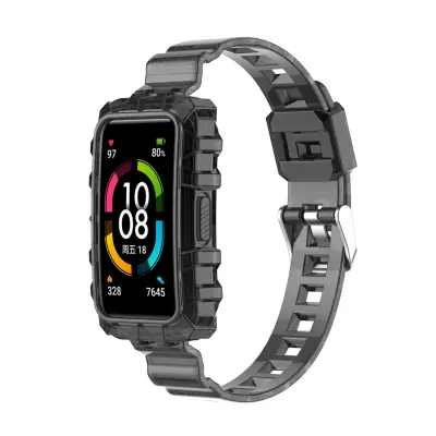 Kristalno prozirni zaštitni remen za Huawei Band Crna