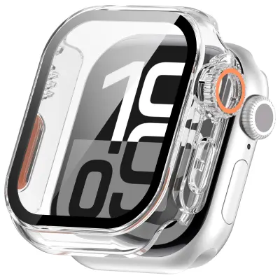 Zaštitna futrola za Apple Watch - Tvrdi PC i kaljeno staklo Prozirna