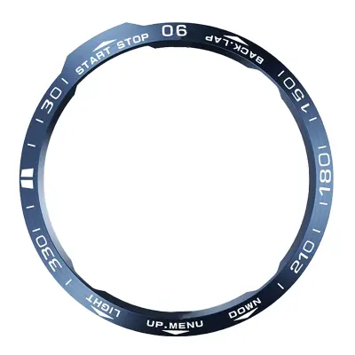 Plavi okvir - Bijela slova za Garmin Fenix 6x Plava