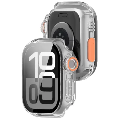 Zaštitna futrola za Apple Watch - Tvrdi PC i kaljeno staklo Prozirna