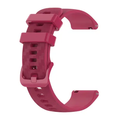 Silikonski remen za sat Garmin Vivoactive 4/3/Venu Vinsko crvena