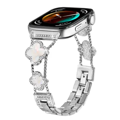 Huawei Fit 3 Clover Chain Strap Srebrna