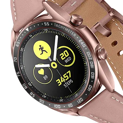 Crni i bijeli okvir za 41 mm Galaxy Watch 3 - nehrđajući čelik Crna