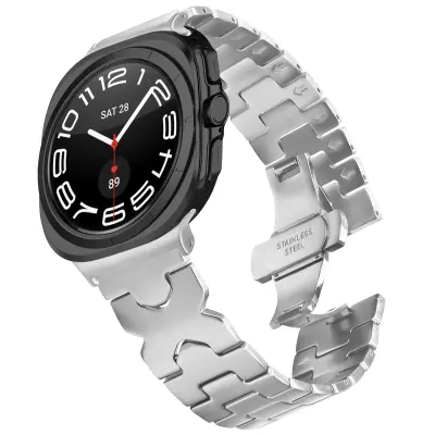 Elegantna narukvica od nehrđajućeg čelika za Samsung Watch7 47mm Ultra Srebrna