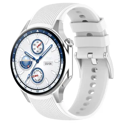 Silikonski remen za sat za Oppo Watch X2, Oneplus Watch3 Bijela