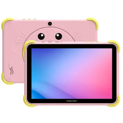 5Mpx mobilna dječja tablica 4G LTE SIM 64GB Android 13 BT FUN 1008 roza