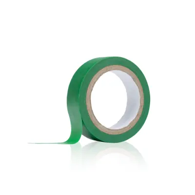 Izolacijska Traka PVC Zelena 10m – Visoka Kvaliteta i Elastičnost | Debljina 0,13 Mm, Širina 16 Mm, Otpor 80°C
