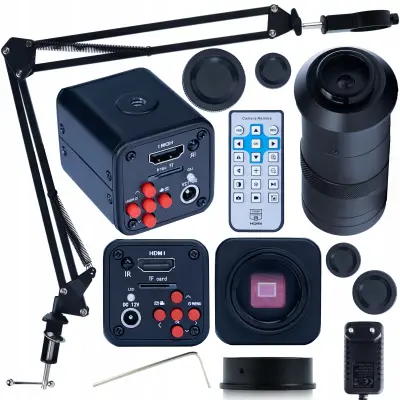 Norma Black PRO KMNBP-HDMI Mikroskopska Kamera – FullHD, 4K, HDMI | 16MP, 5X Zum, C-Mount