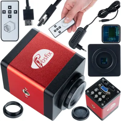 Draco RED PRO KMDRP-HDMI-VGA 2MP Mikroskopska Kamera – FullHD, Automatski Balans Bijele | HDMI/VGA, 60fps