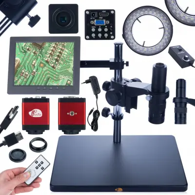 Digitalni Earth Pro MCEP-0.5X Mikroskop – Zoom 7-45x | HDMI-USB Kamera | Osvjetljenje 56xLED