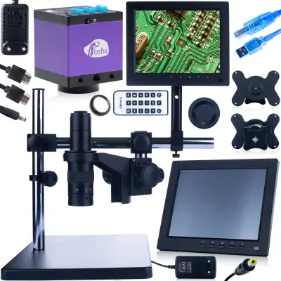 Digitalni Earth Pro MCEP-0.5X-PZRR Mikroskop – 7-45x Zum, 8" Zaslon, Tucana Kamera | C-Mount 25 Mm