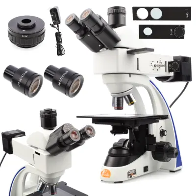 Mikroskop Metalurški Trinocular Eris Pro MMEP-T-T&R – Visoka Kvaliteta Optike | LED Osvjetljenje, Polarizacija