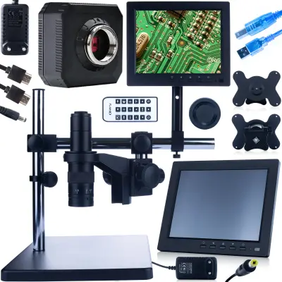 Digitalni Earth Pro MCEP-0.5X-PZRR Mikroskop – 8" Zaslon + ORION Pro Kamera | Zoom 7-45x, C-Mount