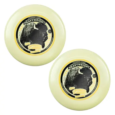 Frisbee Heavyweight 200 g, 27,94 cm dugotrajni disk za vanjske aktivnosti, stabilno letenje za obiteljsku zabavu – 2 pakiranja