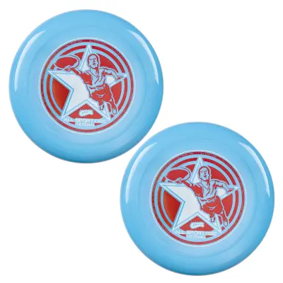 Frisbee All Sport Disc 140 g, 25,02 cm, čvrst i neklizni hvat, za timske igre i obiteljsku zabavu – 2 pakiranja