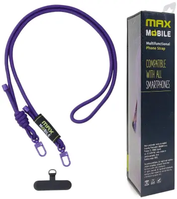 MAXMOBILE VEZICA ZA MOBITEL 6mm Ljubičasta
