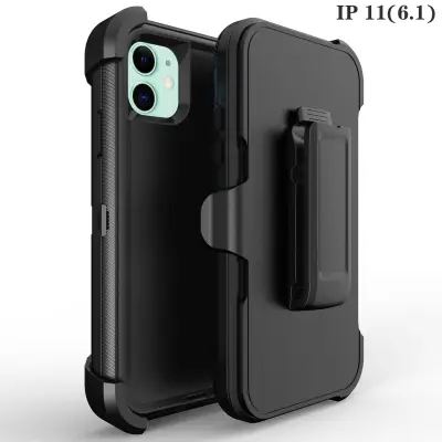 Zaštitna robotska futrola za iPhone 15 Crna