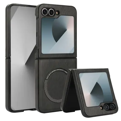 Magnetska futrola za telefon Motorola Moto 50 Crna