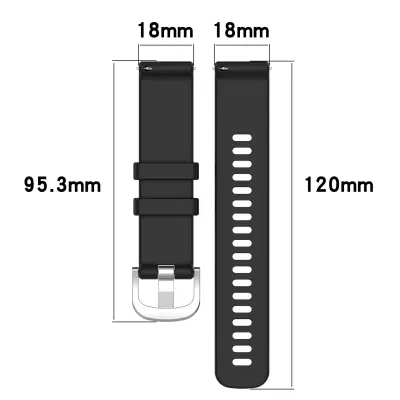 Silikonski remen za sat za Huawei Watch GT5 - 22 mm Crna
