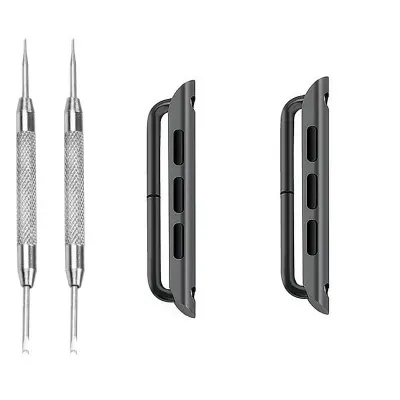 Konektor remena sata za Apple Watch - crni Crna