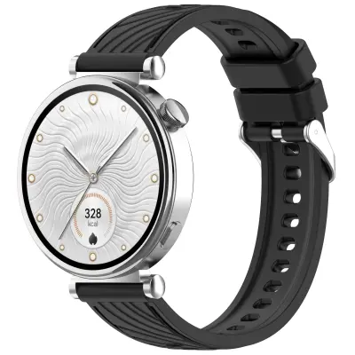 Stilski silikonski remen za Huawei GT5\/GT5 Pro - 18mm Crna