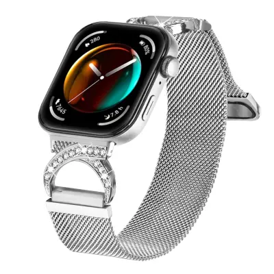 Huawei Fit 3 milanski remen od nehrđajućeg čelika Srebrna