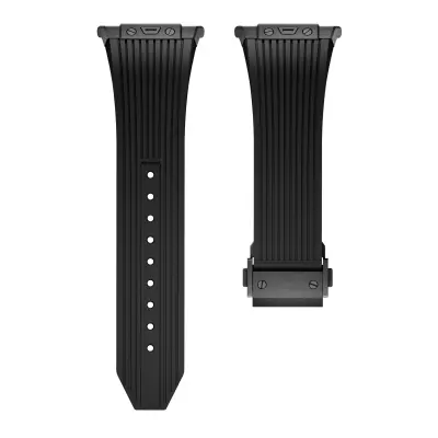 Premium silikonska narukvica za Samsung Galaxy Watch 7 47mm Ultra Crna