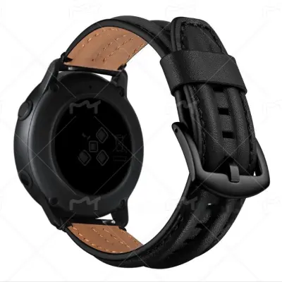 Vrhunski kožni remen za Samsung Galaxy Watch4 Classic Crna