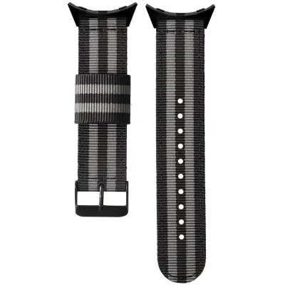 Najlonski remen za sat za Google Pixel Watch 1/2/3 - 41 mm Crna+Siva