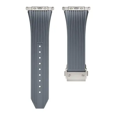 Premium silikonski remen za Samsung Galaxy Watch 7 47mm Ultra Siva