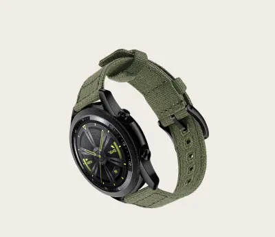 Tkani platneni remen za sat s brzim otpuštanjem za Huawei GT4 Zelena