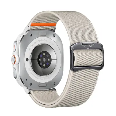 Starlight najlonski remen za sat za Samsung Watch 7 Ultra Bijela