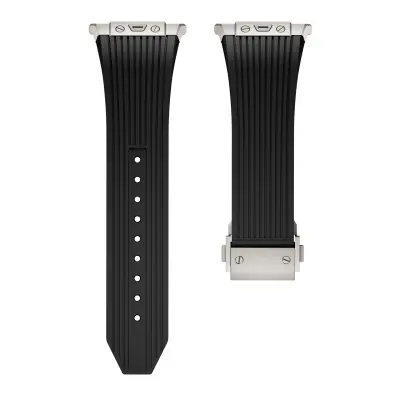 Premium silikonski remen za Samsung Galaxy Watch 7 47mm Ultra Crna